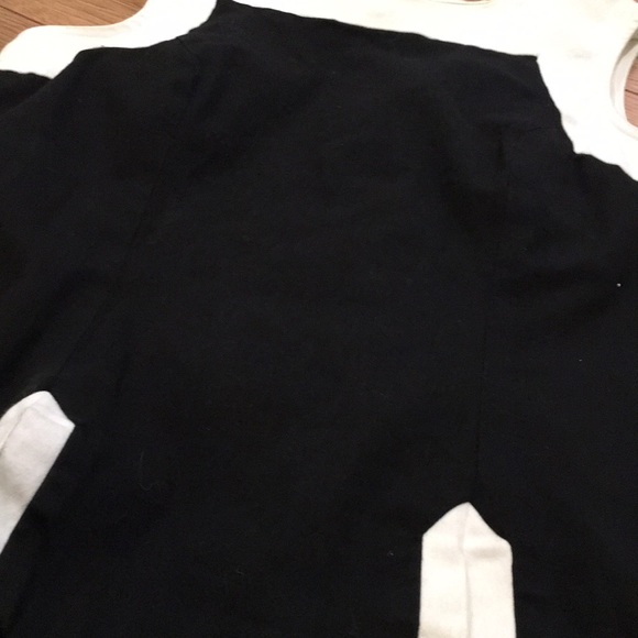 Black vintage cotton pleated tank top 10 m - Picture 3 of 6